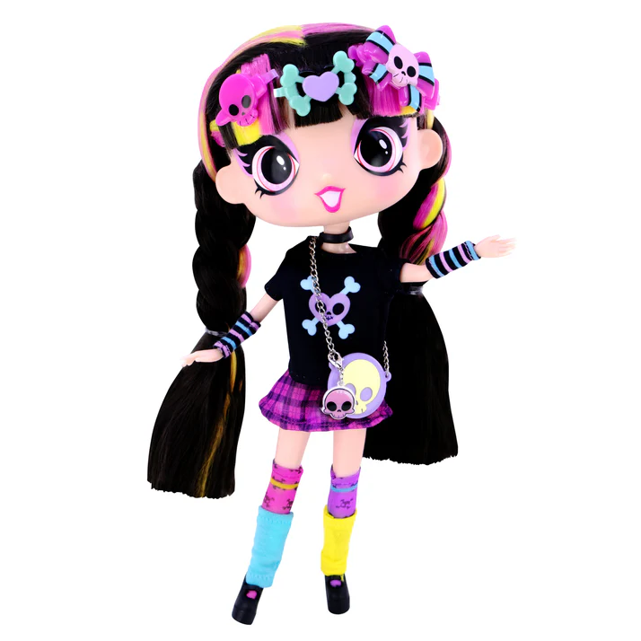 Toys N Tuck:Decora Girlz Sticker ‘n’ Style 11" Fashion Doll - Luna,Decora Girlz