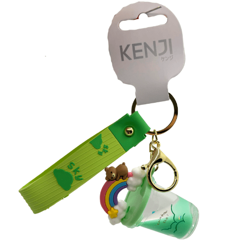 Toys N Tuck:Kenji Mima Bubble Tea Rainbow Keyring,Kenji