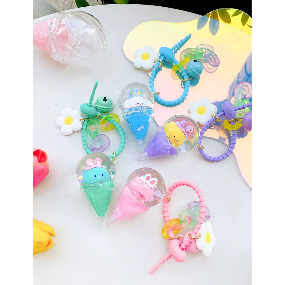 Toys N Tuck:Kenji Mima Ice Cream Cone Keyring,Kenji