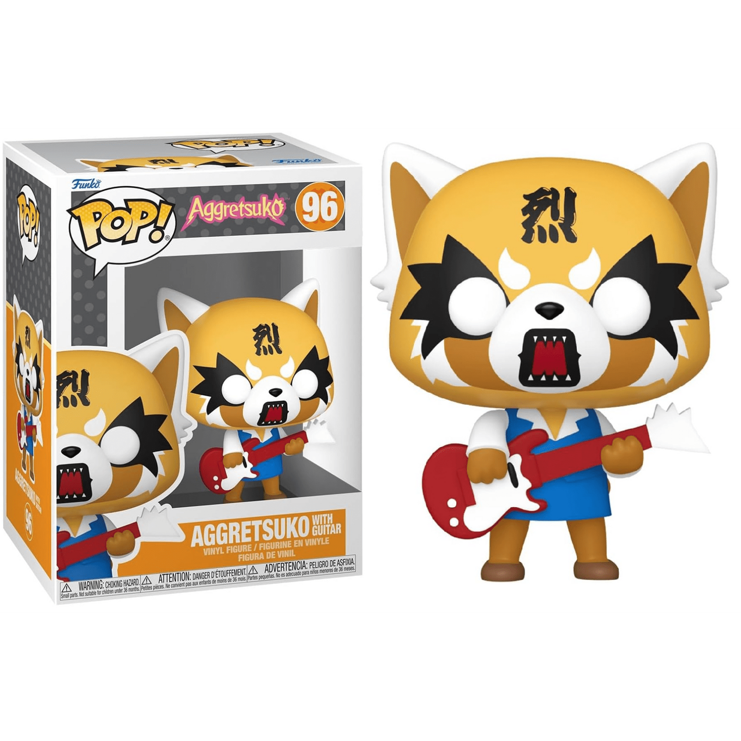 Toys N Tuck:Pop Vinyl - Aggretsuko - Aggretsuko With Guitar 96,Aggretsuko