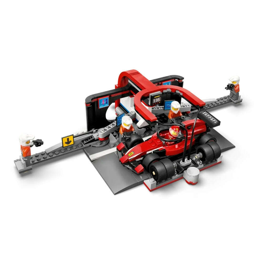 Toys N Tuck:Lego 60443 City F1 Pit Stop & Pit Crew with Ferrari Car,Lego City