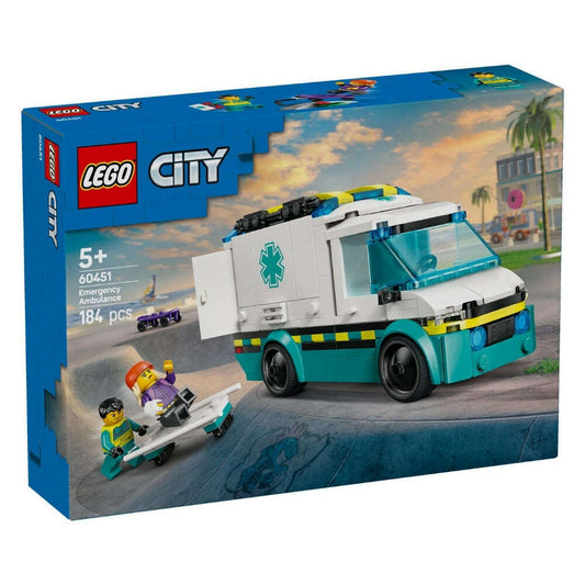 Toys N Tuck:Lego 60451 City Emergency Ambulance,Lego City