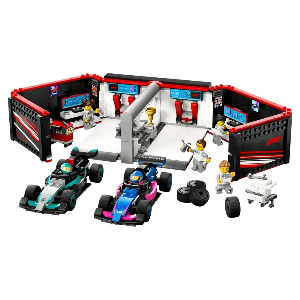 Toys N Tuck:Lego 60444 City F1 Garage with Mercedes-AMG & Alpine Cars,Lego City