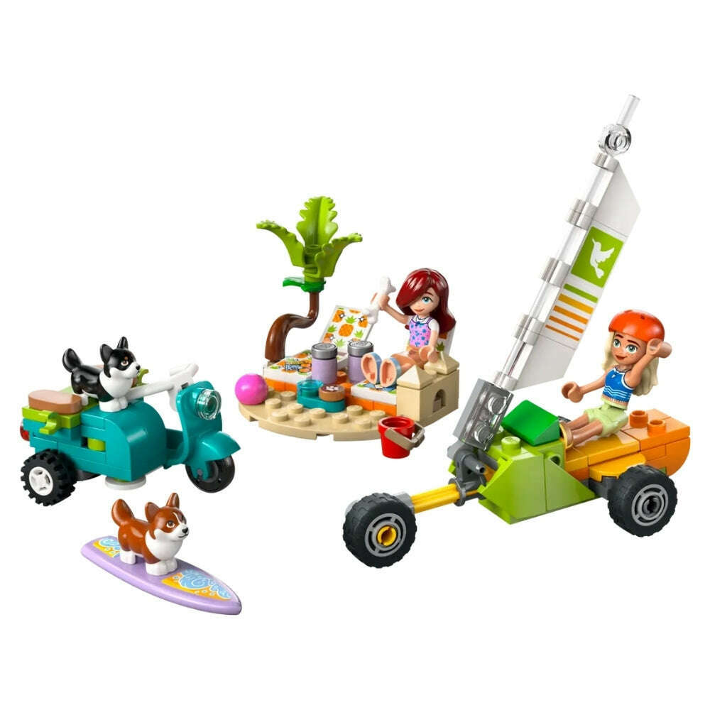 Toys N Tuck:Lego 42641 Friends Surfing Dogs and Scooter Adventure,Lego Friends