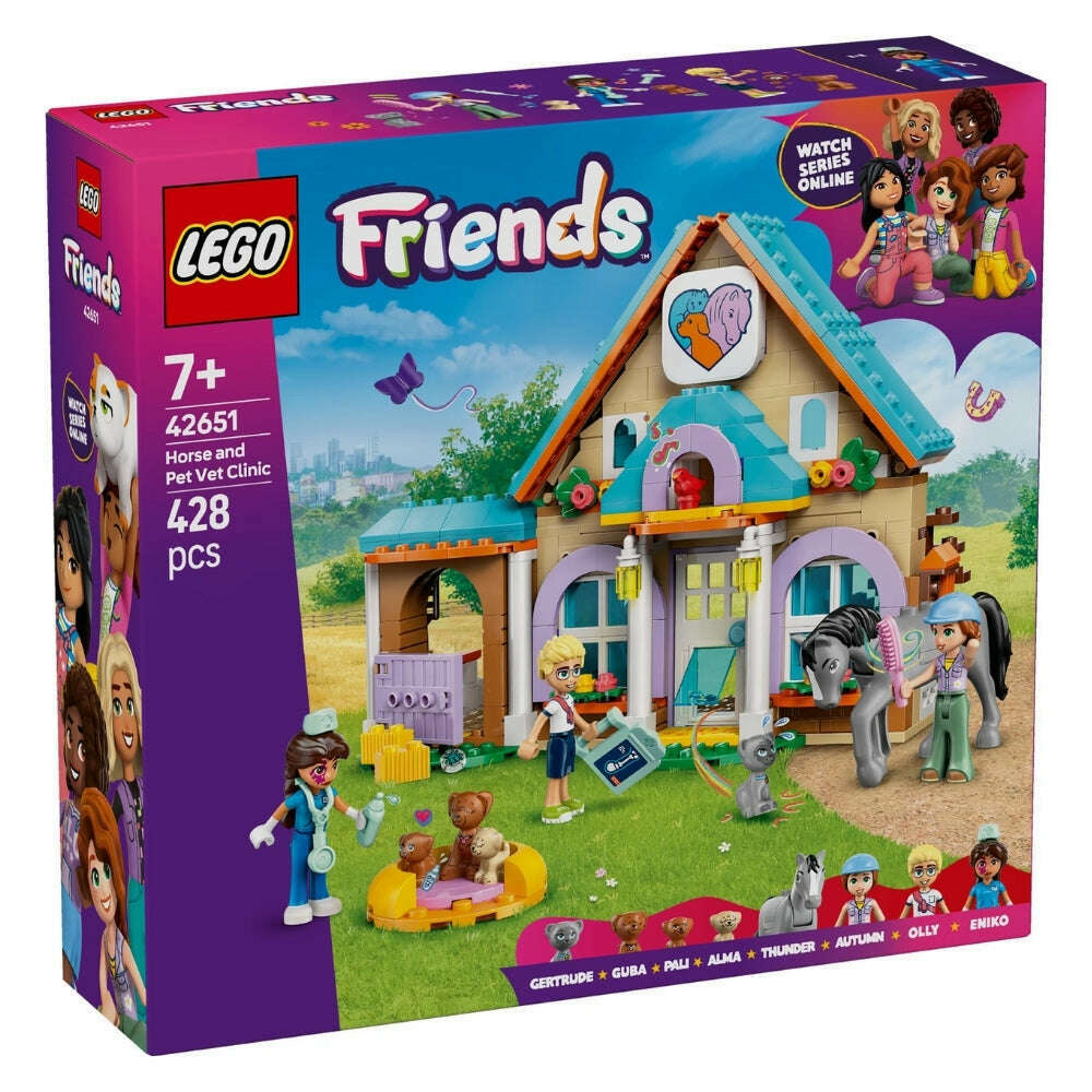 Toys N Tuck:Lego 42651 Friends Horse and Pet Vet Clinic,Lego Friends