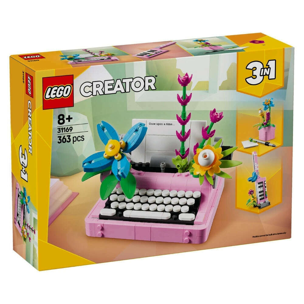 Toys N Tuck:Lego 31169 Creator Typewriter with Flowers,Lego Creator