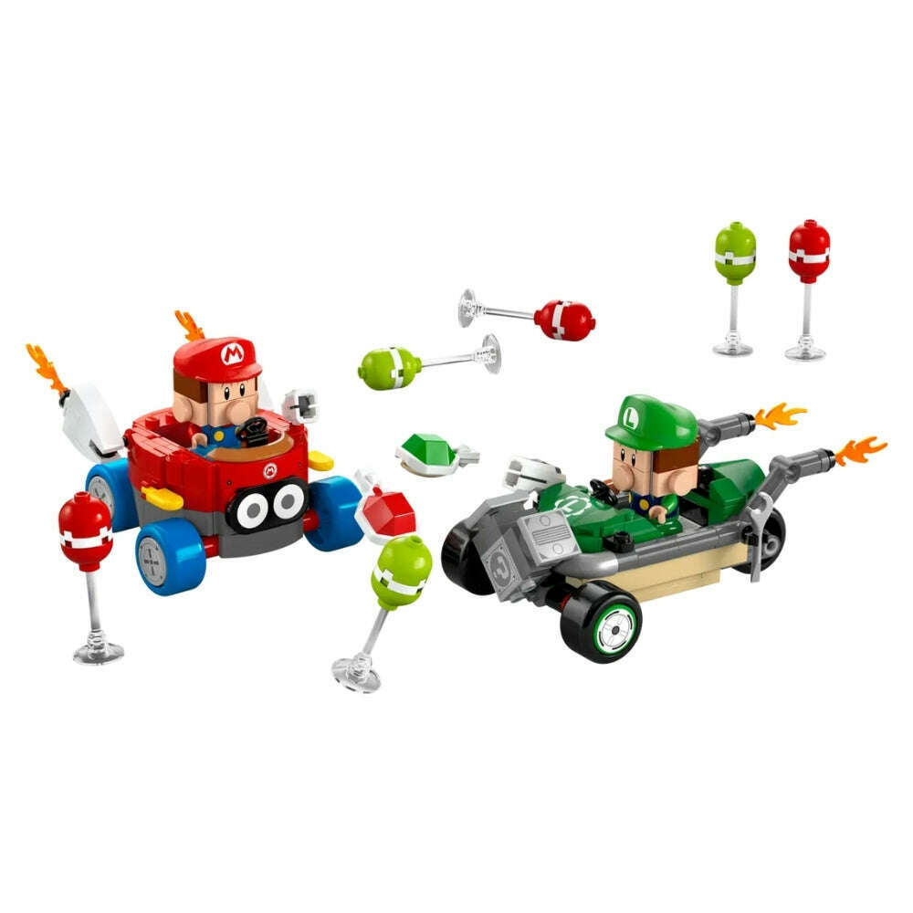 Toys N Tuck:Lego 72034 Mario Kart Baby Mario vs. Baby Luigi,Lego Super Mario