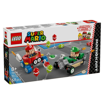 Toys N Tuck:Lego 72034 Mario Kart Baby Mario vs. Baby Luigi,Lego Super Mario