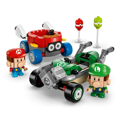 Toys N Tuck:Lego 72034 Mario Kart Baby Mario vs. Baby Luigi,Lego Super Mario