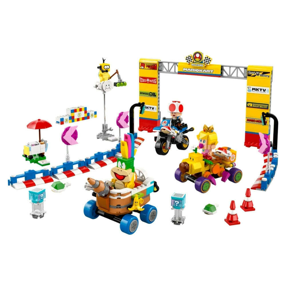 Toys N Tuck:Lego 72036 Mario Kart Baby Peach & Grand Prix Set,Lego Super Mario