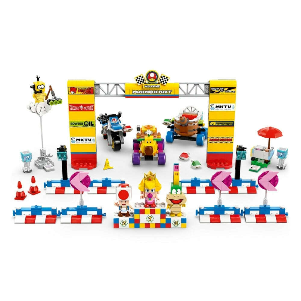 Toys N Tuck:Lego 72036 Mario Kart Baby Peach & Grand Prix Set,Lego Super Mario