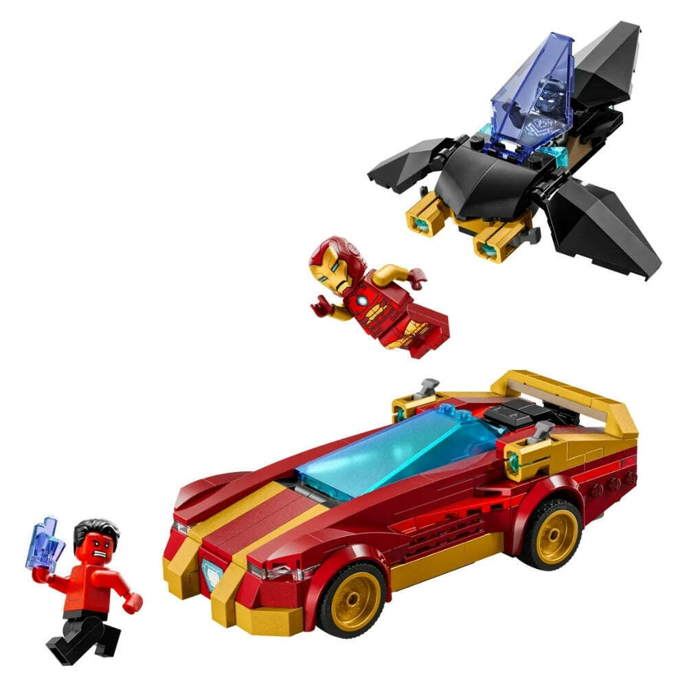 Toys N Tuck:Lego 76310 Marvel Iron Man Car & Black Panther vs. Red Hulk,Lego Marvel