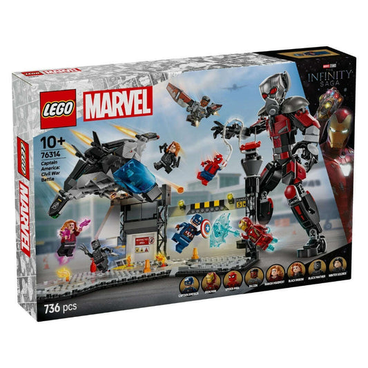 Toys N Tuck:Lego 76314 Marvel Captain America Civil War Battle,Lego Marvel