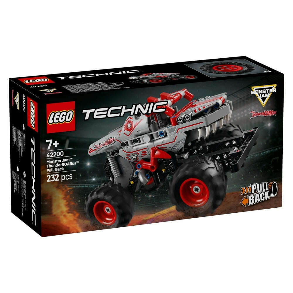 Toys N Tuck:Lego 42200 Technic Monster Jam ThunderROARus Pull-Back,Lego Technic