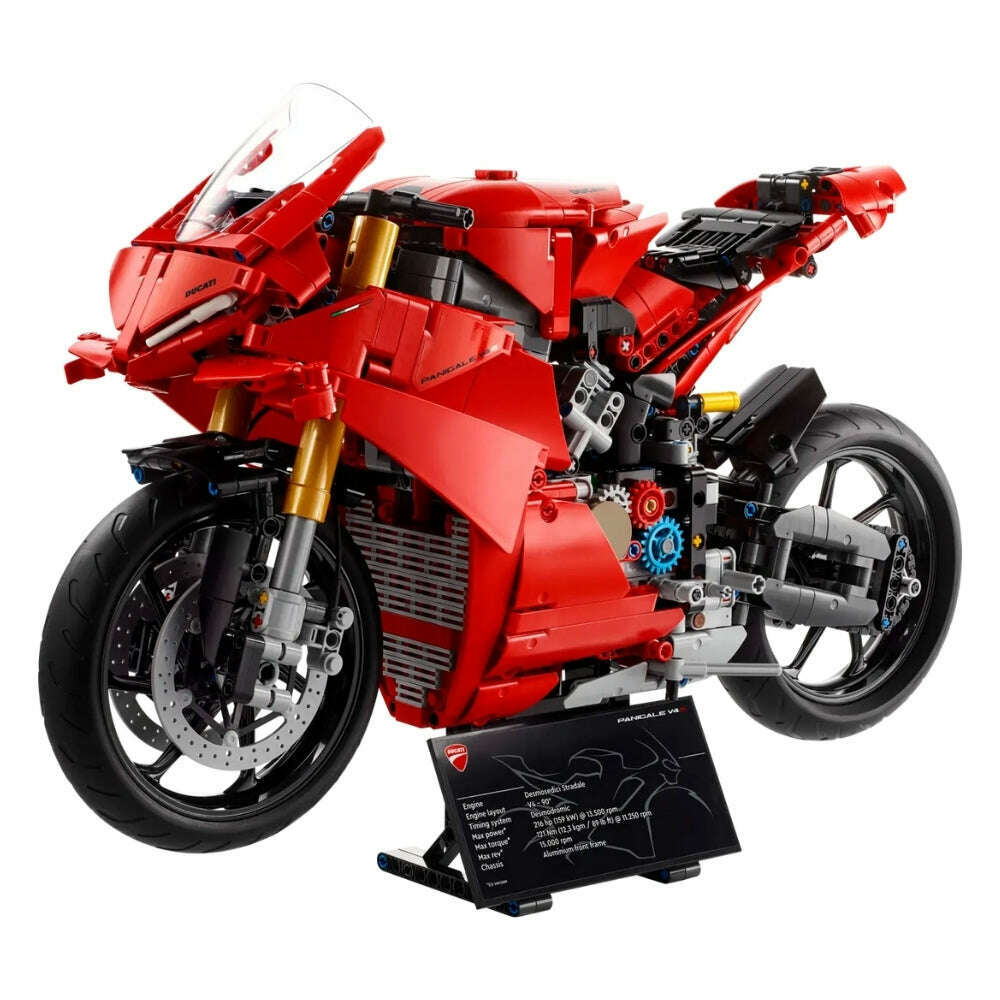 Toys N Tuck:Lego 42202 Technic Ducati Panigale V4 S Motorcycle,Lego Technic