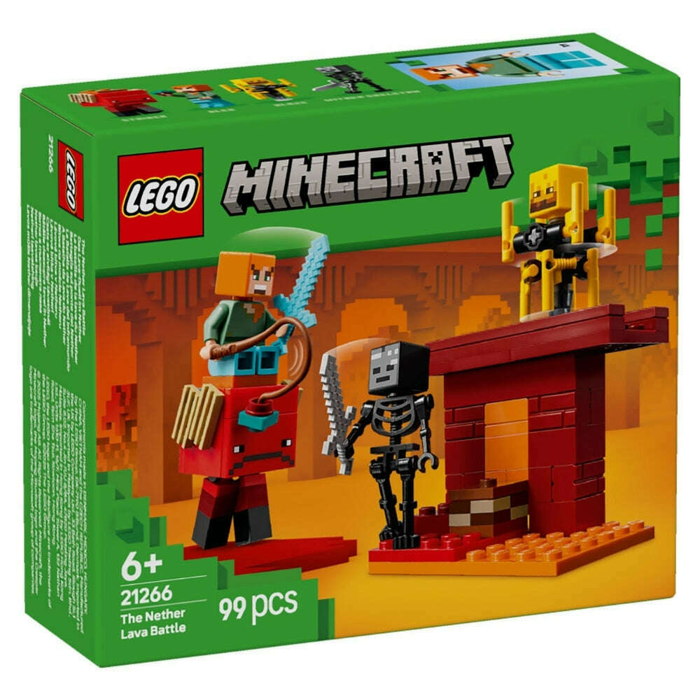 Toys N Tuck:Lego 21266 Minecraft The Nether Lava Battle,Lego Minecraft