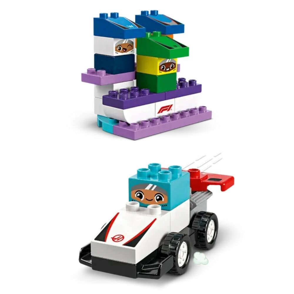 Toys N Tuck:Lego 10445 Duplo F1 Team Race Cars & Drivers,Lego Duplo