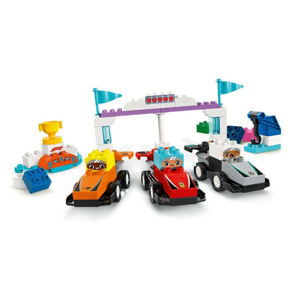 Toys N Tuck:Lego 10445 Duplo F1 Team Race Cars & Drivers,Lego Duplo