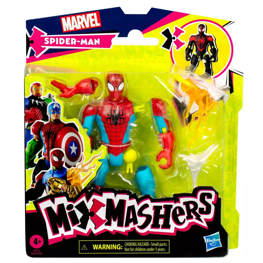 Toys N Tuck:Marvel Mix Mashers Spider-Man Action Figure,Marvel