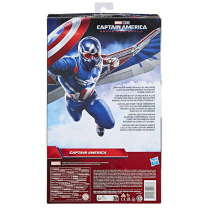 Toys N Tuck:Marvel Captain America: Brave New World Titan Hero Series Deluxe Captain America,Marvel