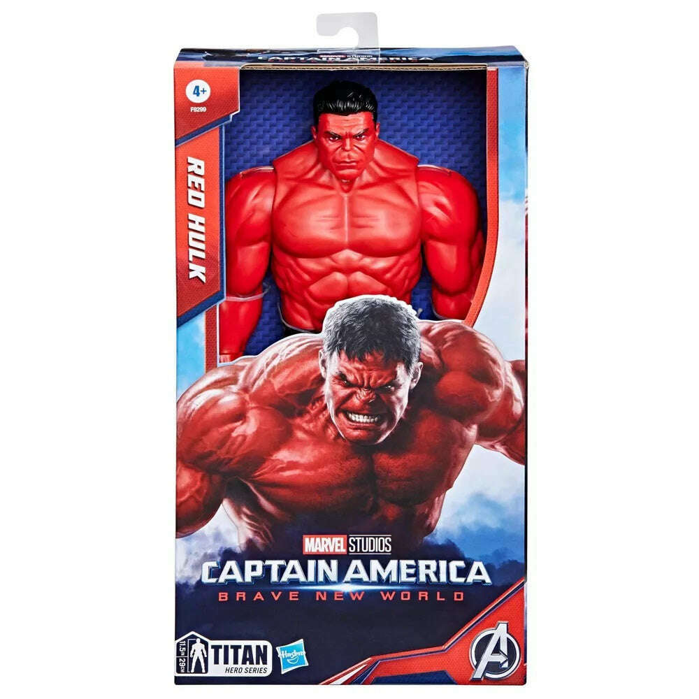 Toys N Tuck:Marvel Captain America: Brave New World Titan Hero Series Red Hulk,Marvel