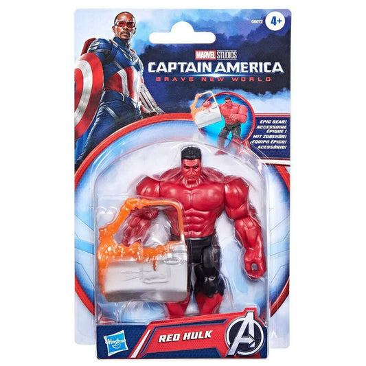 Toys N Tuck:Marvel Captain America: Brave New World Epic Hero Series Red Hulk,Marvel