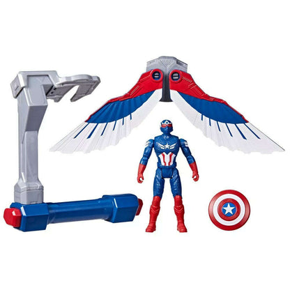 Toys N Tuck:Marvel Captain America: Brave New World Epic Hero Series Captain America Flight Control,Marvel