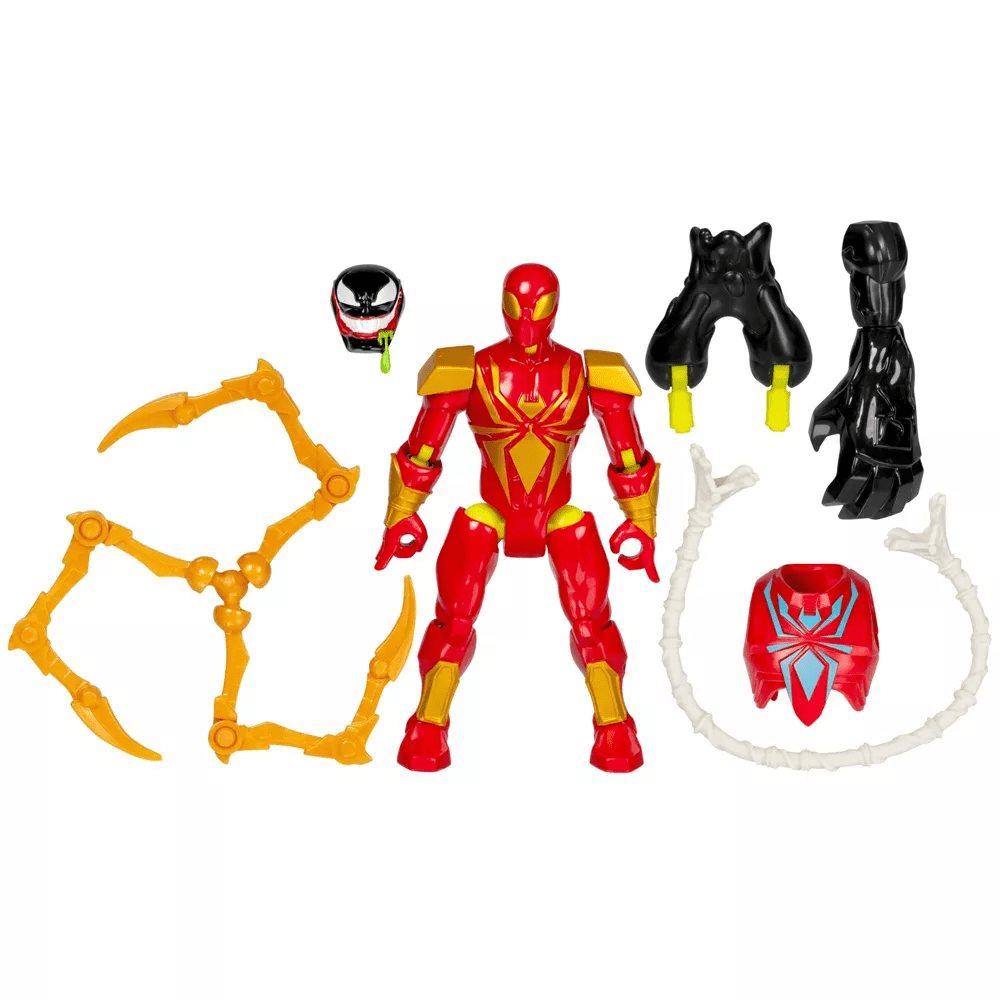 Toys N Tuck:Marvel Mix Mashers Iron Spider Deluxe Action Figure,Marvel