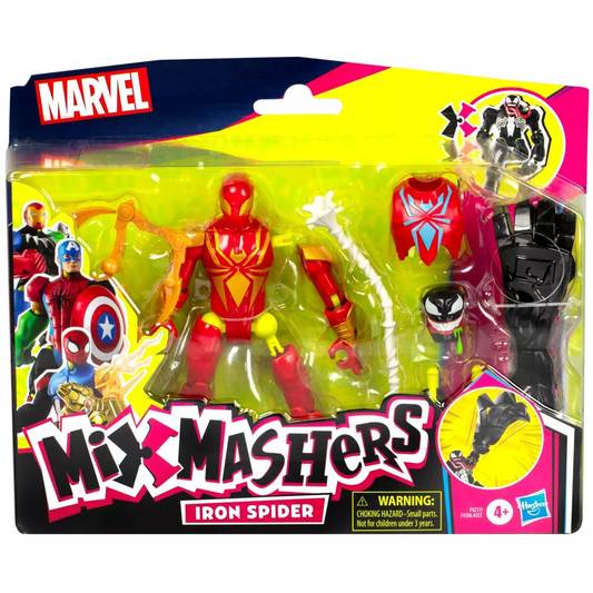 Toys N Tuck:Marvel Mix Mashers Iron Spider Deluxe Action Figure,Marvel