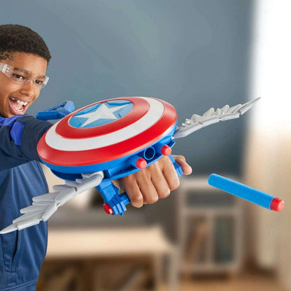 Toys N Tuck:Nerf Marvel Captain America: Brave New World Skyshot Blaster,Marvel