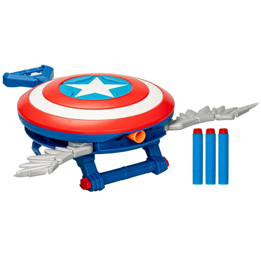 Toys N Tuck:Nerf Marvel Captain America: Brave New World Skyshot Blaster,Marvel