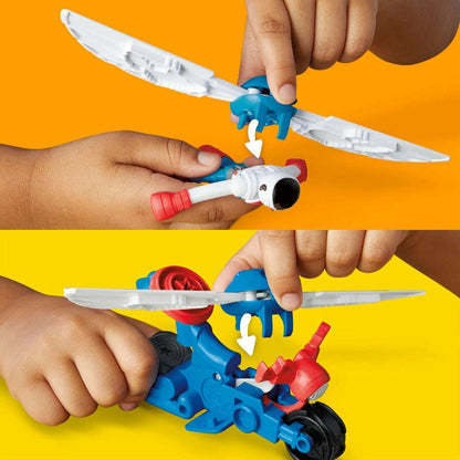 Toys N Tuck:Play-Doh Marvel Captain America Moto-Slicer,Play-Doh