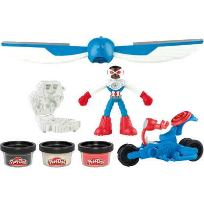 Toys N Tuck:Play-Doh Marvel Captain America Moto-Slicer,Play-Doh