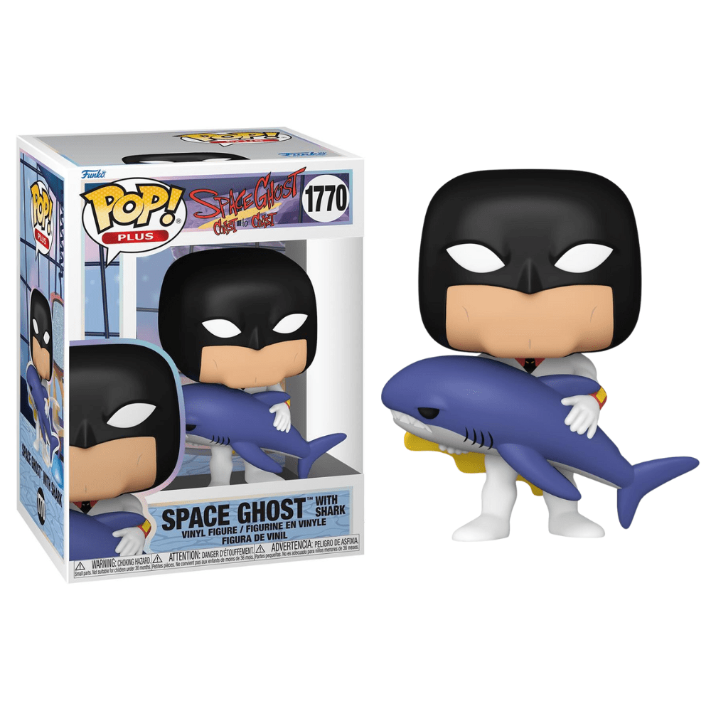 Toys N Tuck:Pop! Vinyl - Space Ghost Coast To Coast - Space Ghost With Shark 1770,Funko