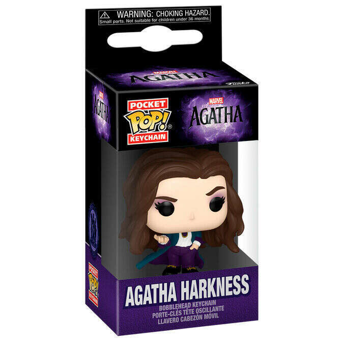 Toys N Tuck:Funko Pocket Pop Keychain - Marvel - Agatha Harkness,Marvel