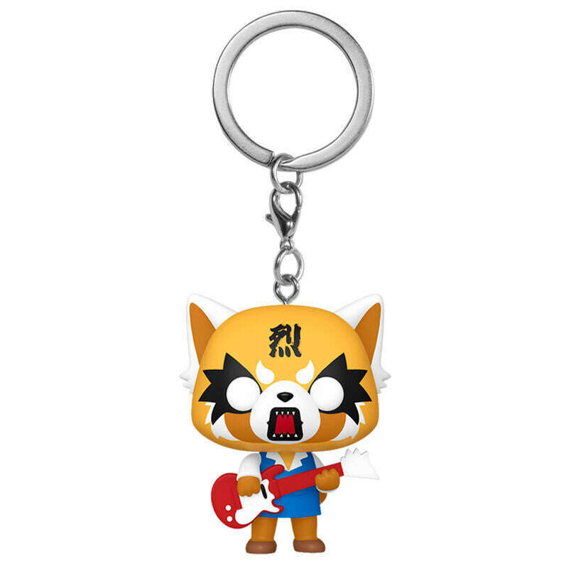 Toys N Tuck:Funko Pocket Pop Keychain - Aggretsuko - Aggretsuko With Guitar,Aggretsuko