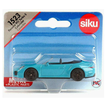 Toys N Tuck:Siku Diecast Vehicle 1523 Porsche 911 Turbo S Convertible,Siku