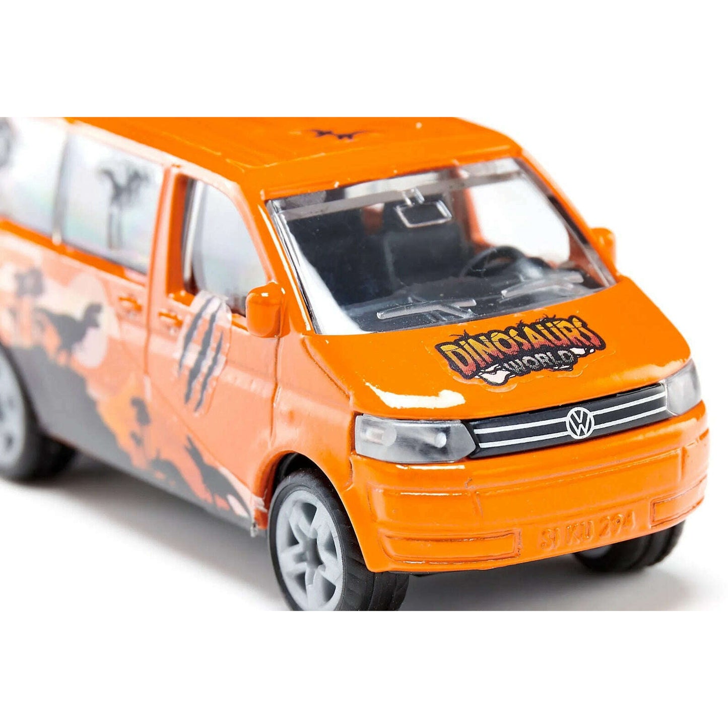 Toys N Tuck:Siku Diecast Vehicle 1070 VW Multivan with Dinosaur Stickers,Siku