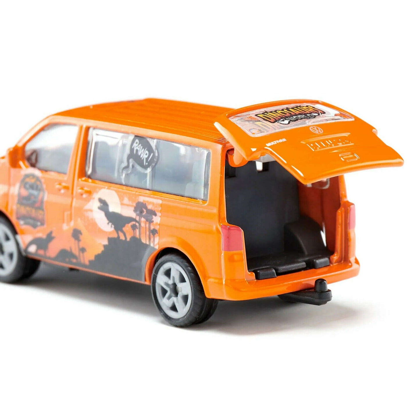 Toys N Tuck:Siku Diecast Vehicle 1070 VW Multivan with Dinosaur Stickers,Siku