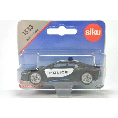 Toys N Tuck:Siku Diecast Vehicle 1533 BMW i8 Police,Siku