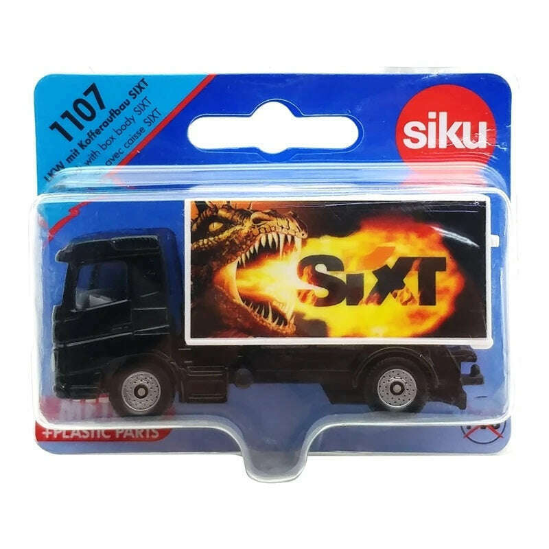 Toys N Tuck:Siku Diecast Vehicle 1107 Truck with Box Body Sixt,Siku