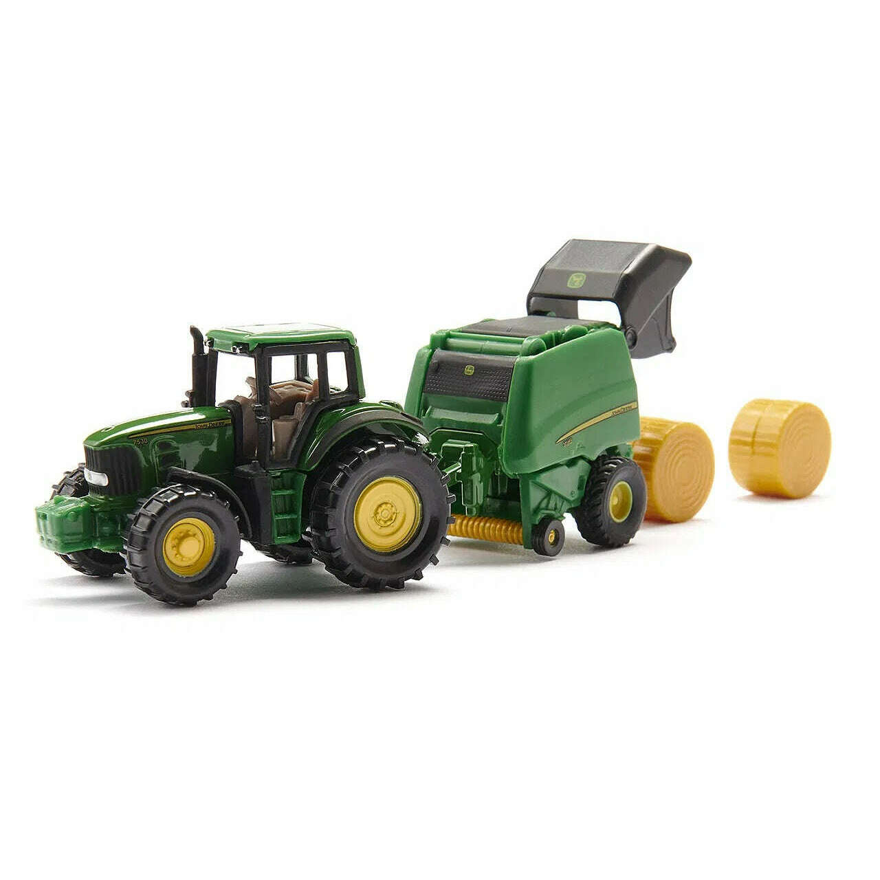 Toys N Tuck:Siku Diecast Vehicle 1665 John Deere with Round Bailer,Siku