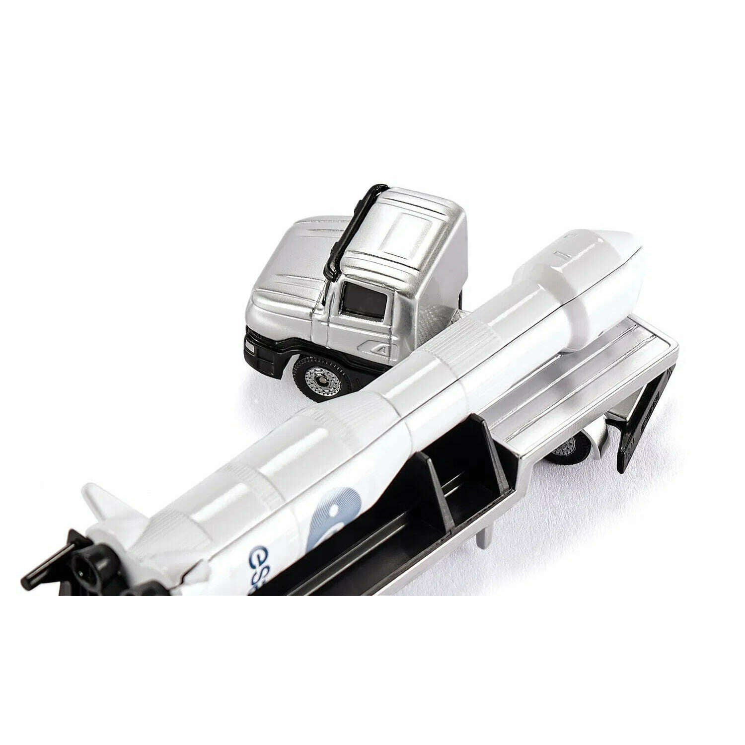 Toys N Tuck:Siku Diecast Vehicle 1614 Low Loader with Rocket,Siku