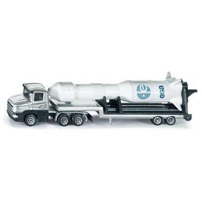 Toys N Tuck:Siku Diecast Vehicle 1614 Low Loader with Rocket,Siku