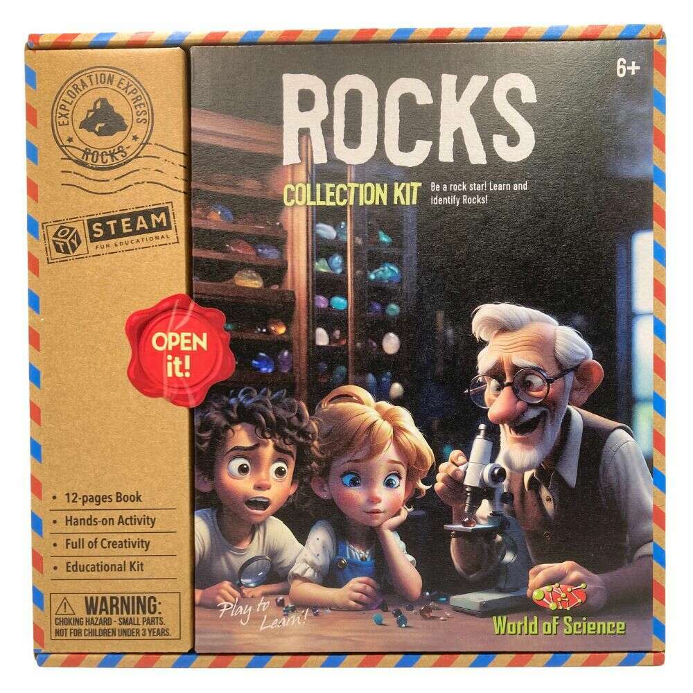 Toys N Tuck:World Of Science Rocks Collection Kit,World of Science