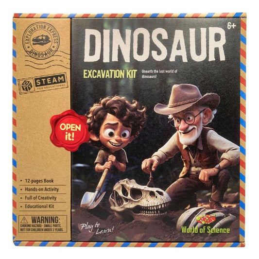 Toys N Tuck:World Of Science Dinosaur Excavation Kit,World of Science