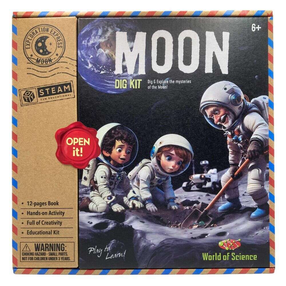 Toys N Tuck:World Of Science Moon Dig Kit,World of Science