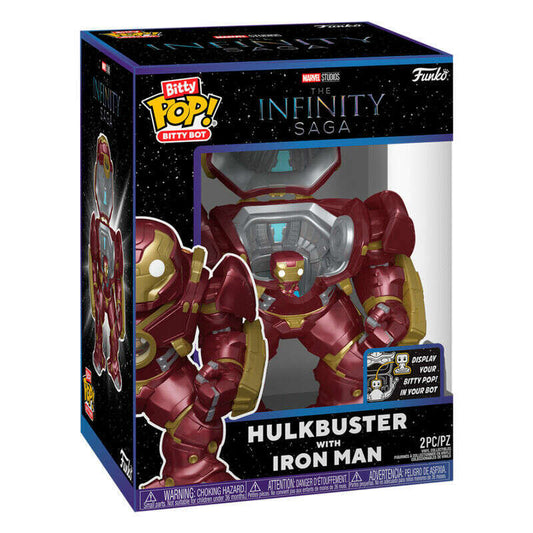 Toys N Tuck:Bitty Pop! Bitty Bot Hulkbuster With Iron Man,Marvel