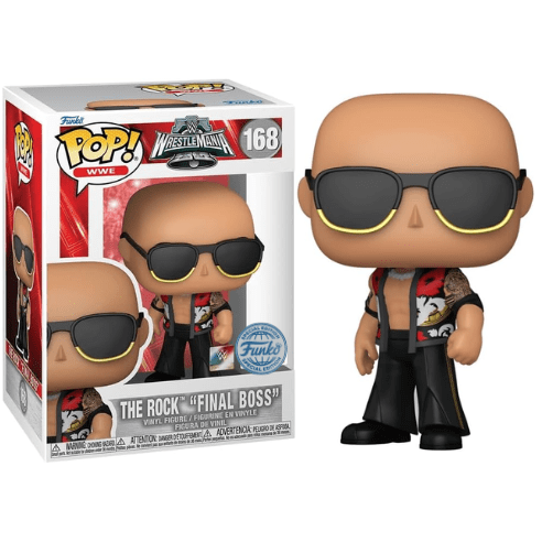 Toys N Tuck:Pop! Vinyl - WWE - The Rock Final Boss 168,WWE