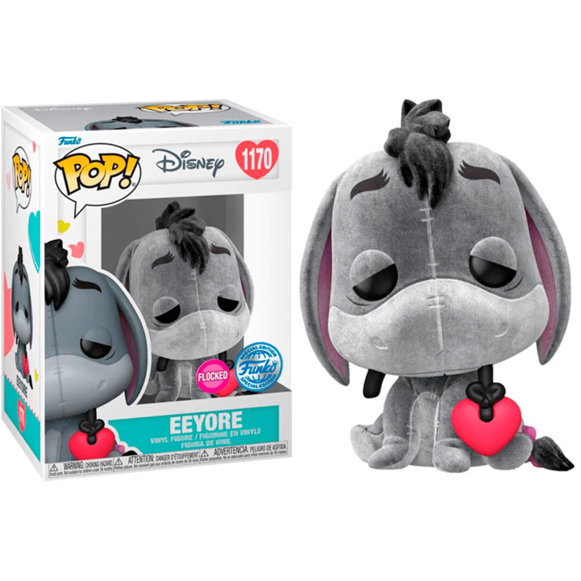 Toys N Tuck:Pop! Vinyl - Winnie The Pooh - Eeyore (Flocked) 1170,Disney